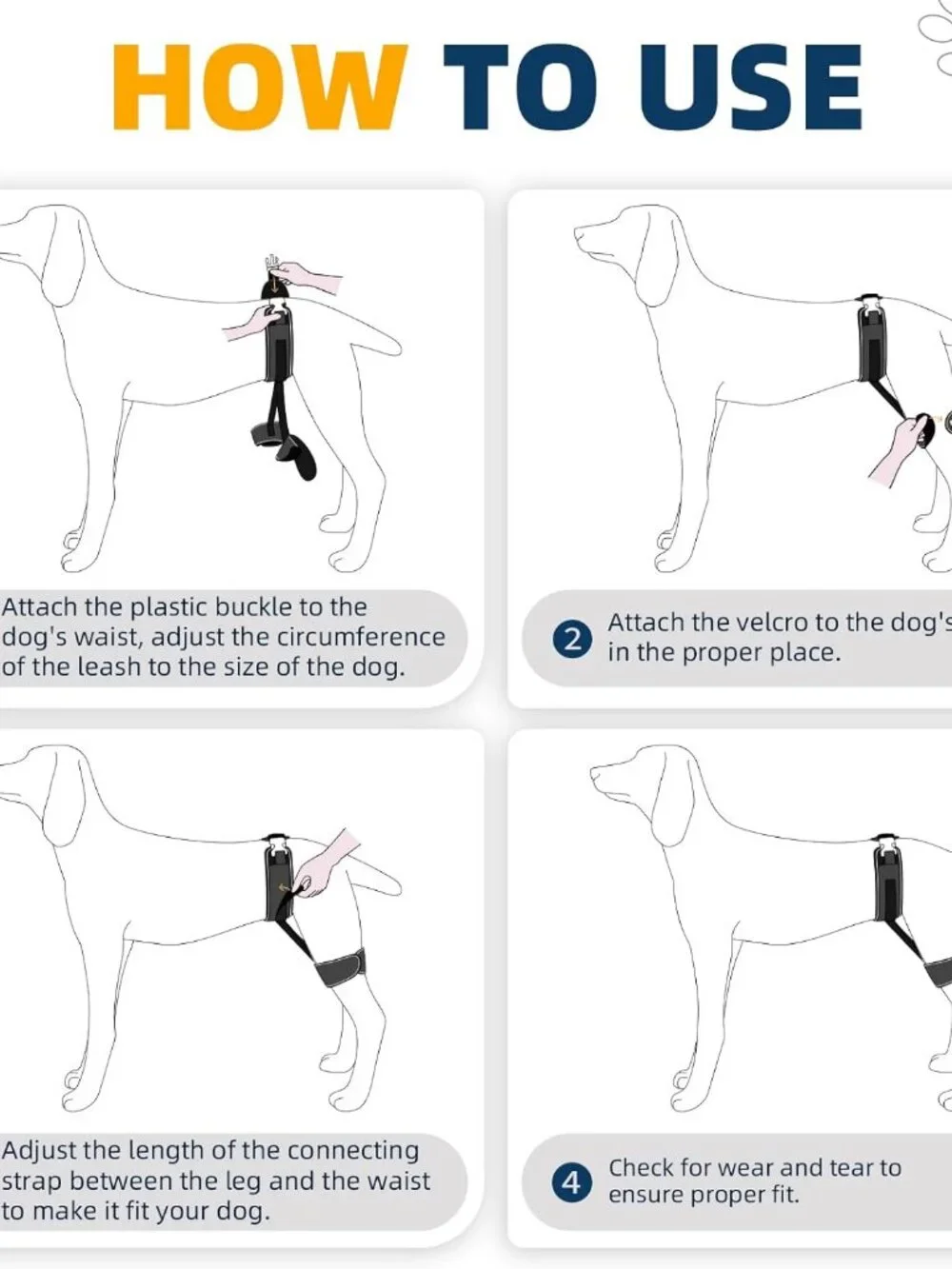 CHAMIN Dog Hip Brace